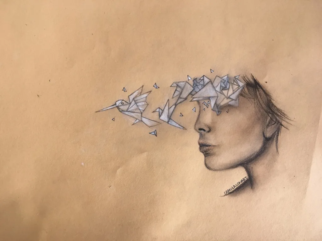 RostroOrigami — Pastels Yellow Paper, 2017