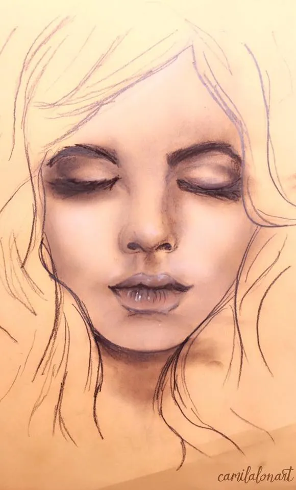 Serena — Pastels Yellow Paper, 2016