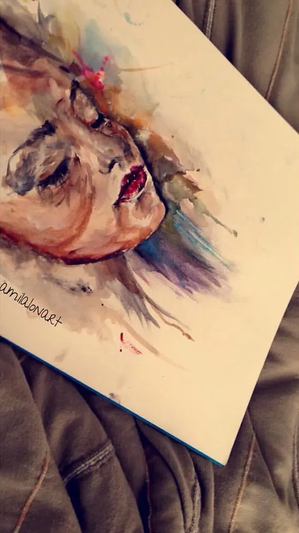 RostroAcuarela1 — Watercolor, 2015