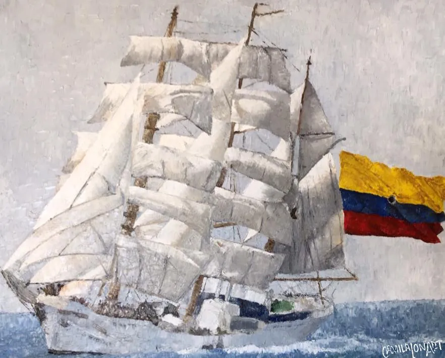 BuqueEscuelaGloria — Oil, 2015