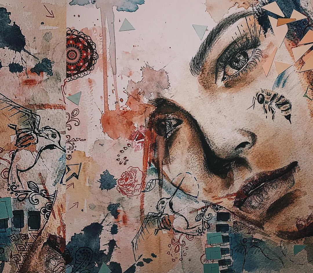 Azar — Color Pencil, 2017