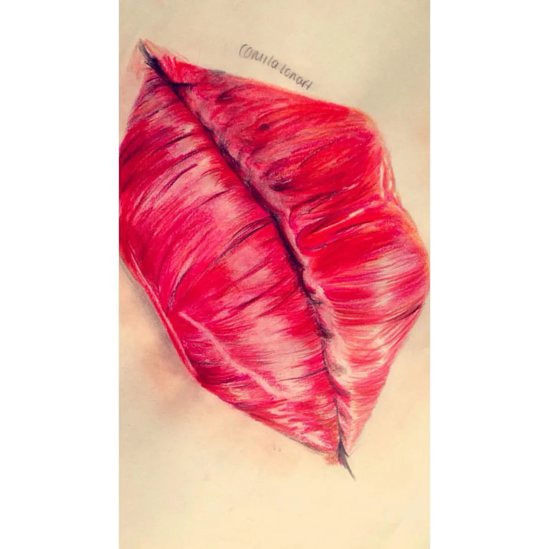 Labios — Color Pencilwebp, 2015