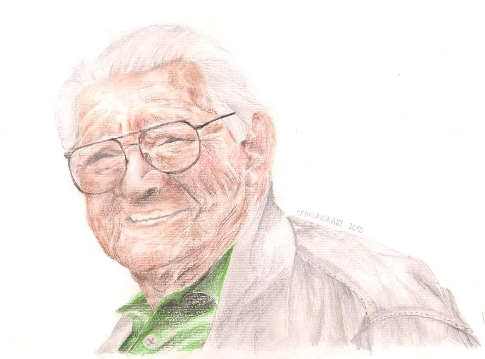 AbuelitoLuis — Color Pencil, 2016