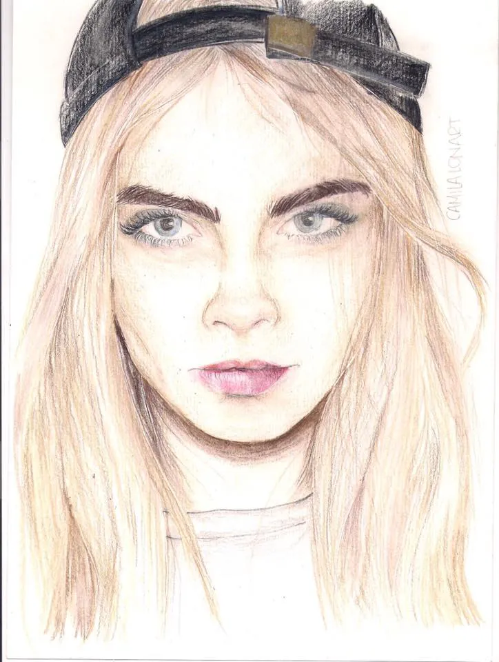 Cara — Color Pencil, 2015