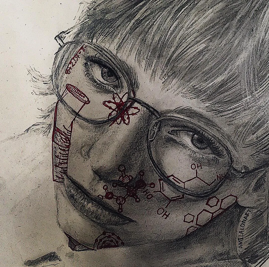 Ciencia — Pencil Watercolor Ink Pen, 2017
