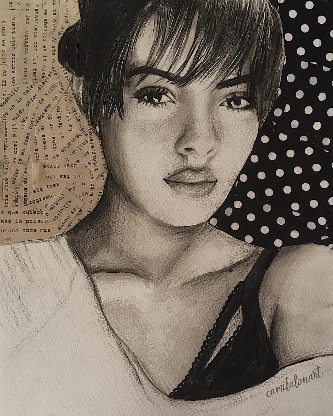 MariaJoseVargas — Pencil Watercolor Ink Pen, 2017