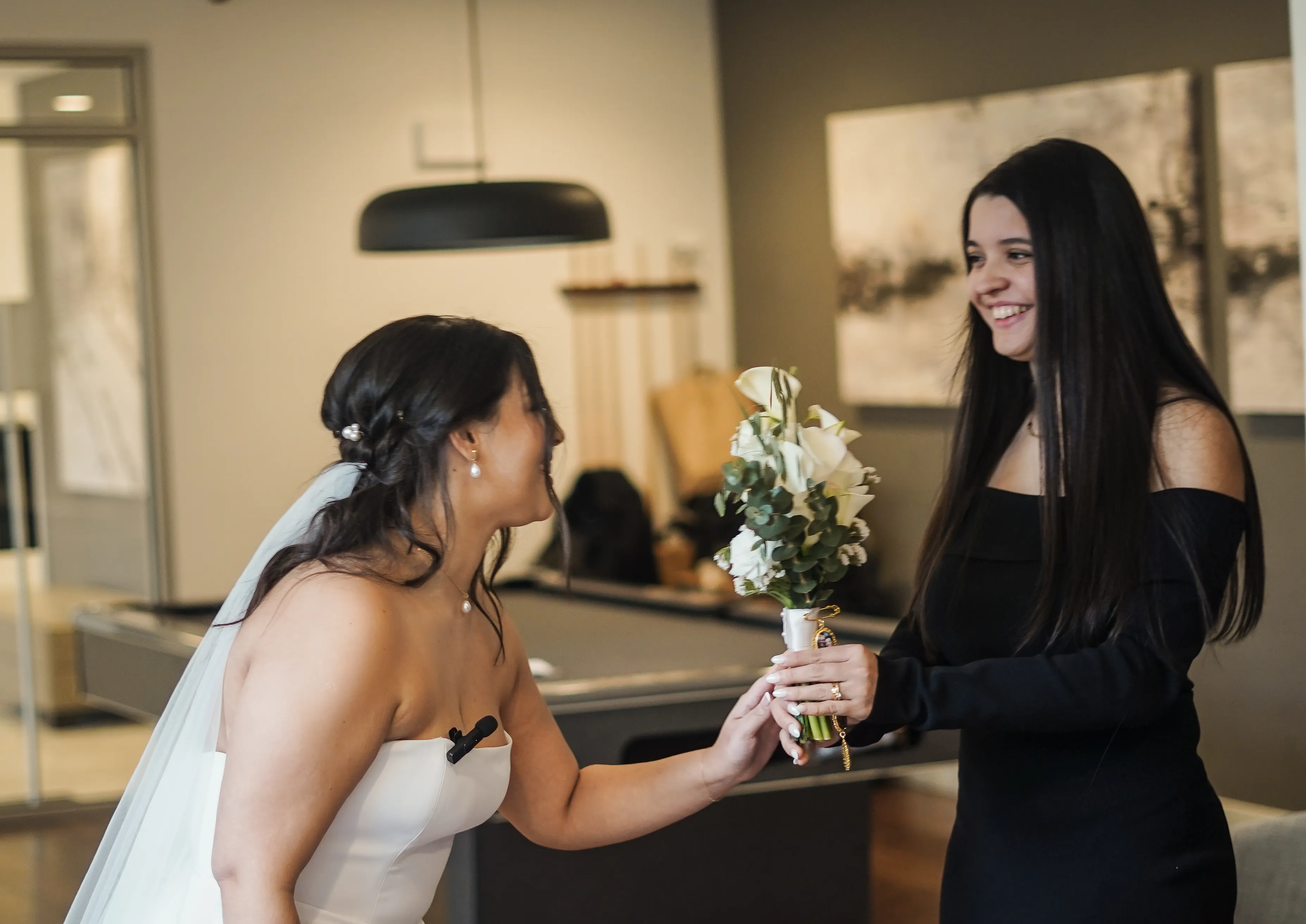 Bride and best friend