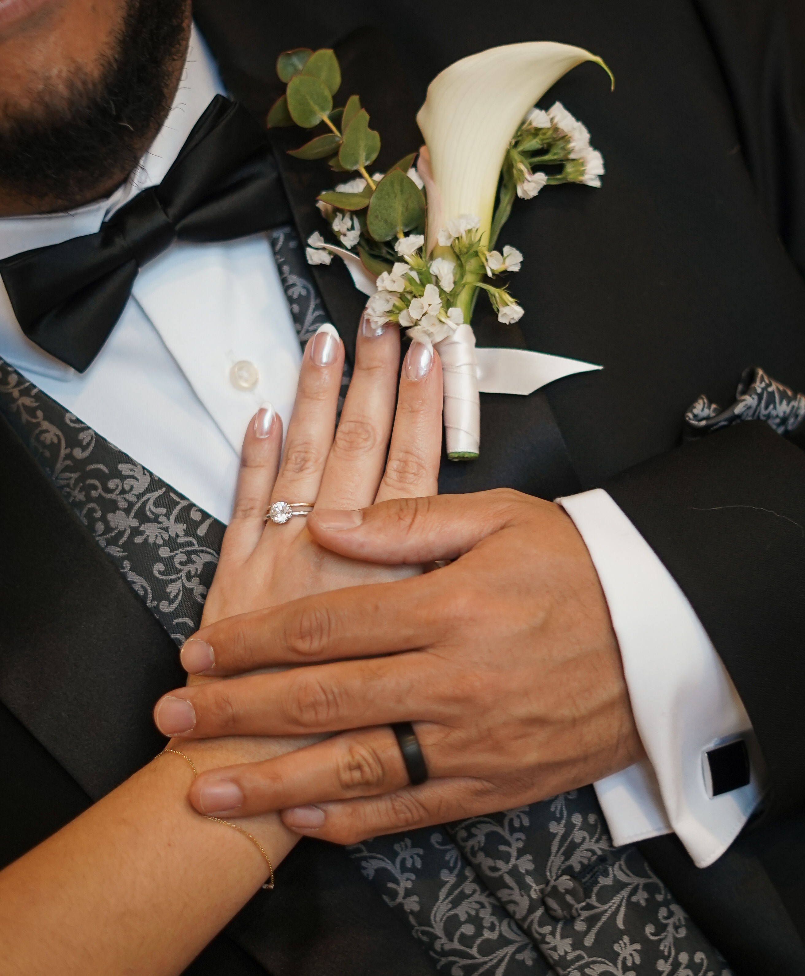 Hands with rings