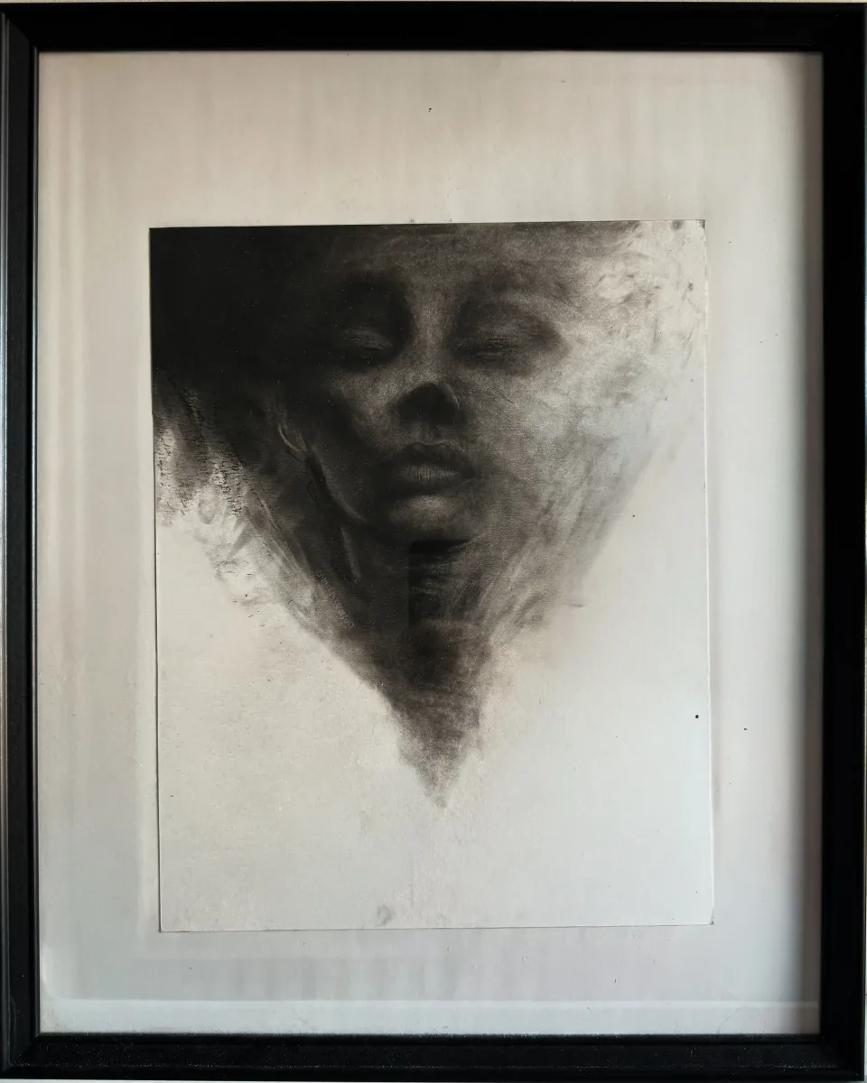 Volver — Charcoal on paper
