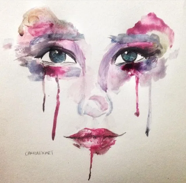 Rostro2 — Watercolor, 2016